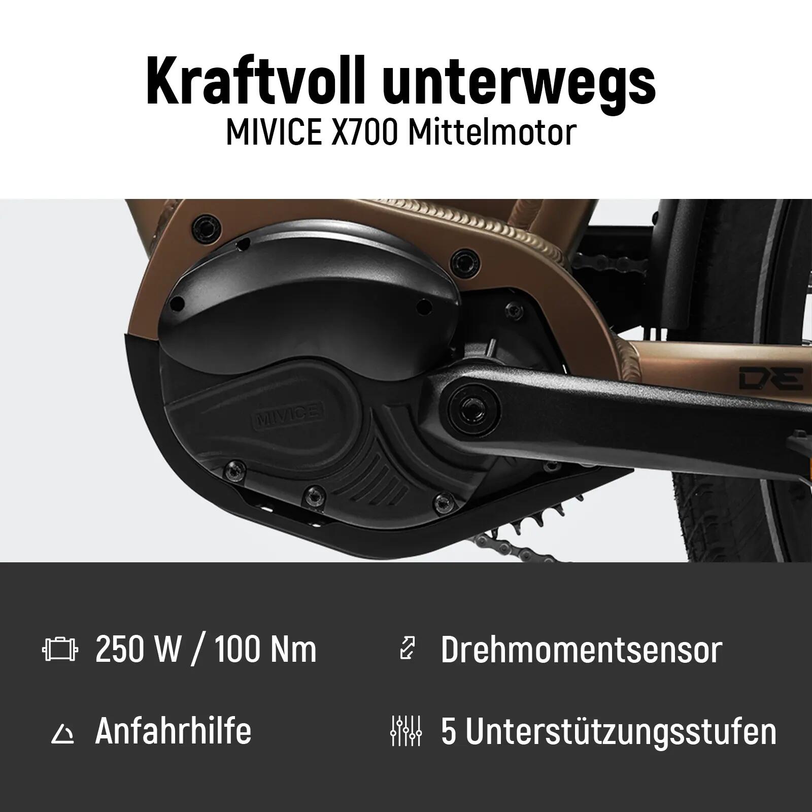 Quartz Pro E-Bike 28” Middenmotor 48V 100 Nm, 161 km – Shimano 9 Versnellingen 6/11
