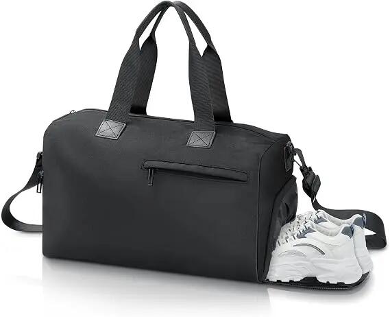 Sac de sport 22L rose avec compartiment à chaussures, sac de voyage multif 1/7