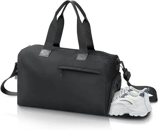 Sac de sport 22L rose avec compartiment à chaussures, sac de voyage multif