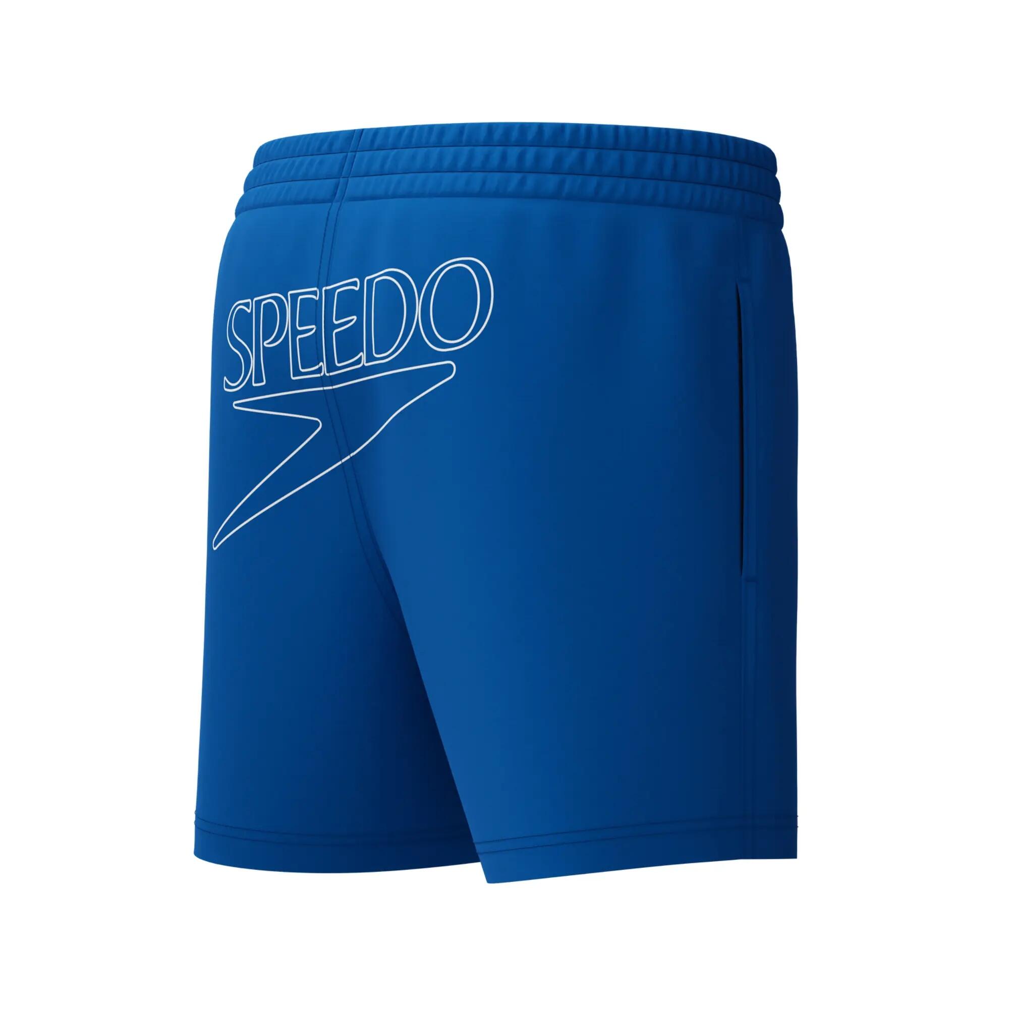 Short De Bain À Taille Élastiquée Motif/style Logo VOLLEY Homme (Bleu) 3/7