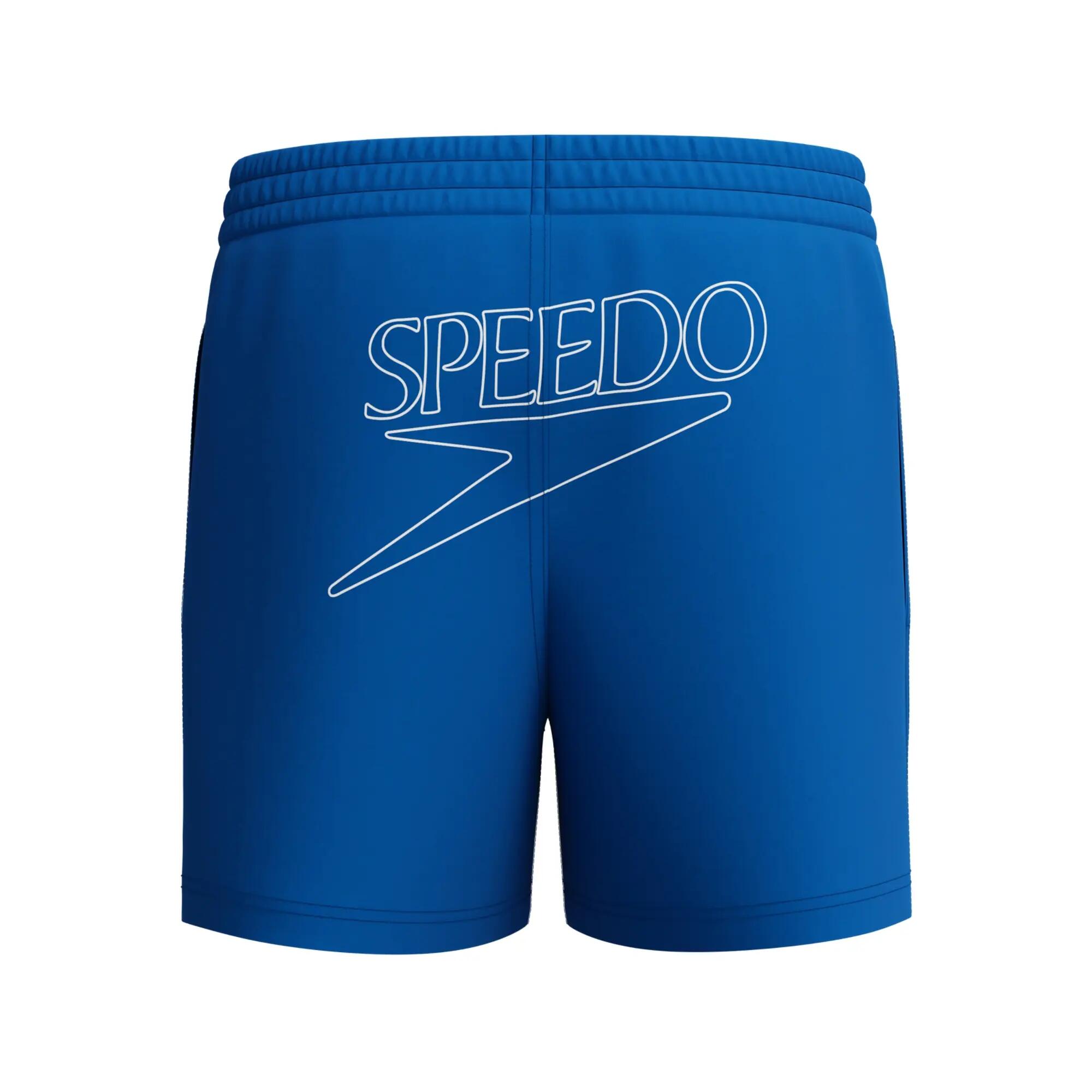 Short De Bain À Taille Élastiquée Motif/style Logo VOLLEY Homme (Bleu) 2/7