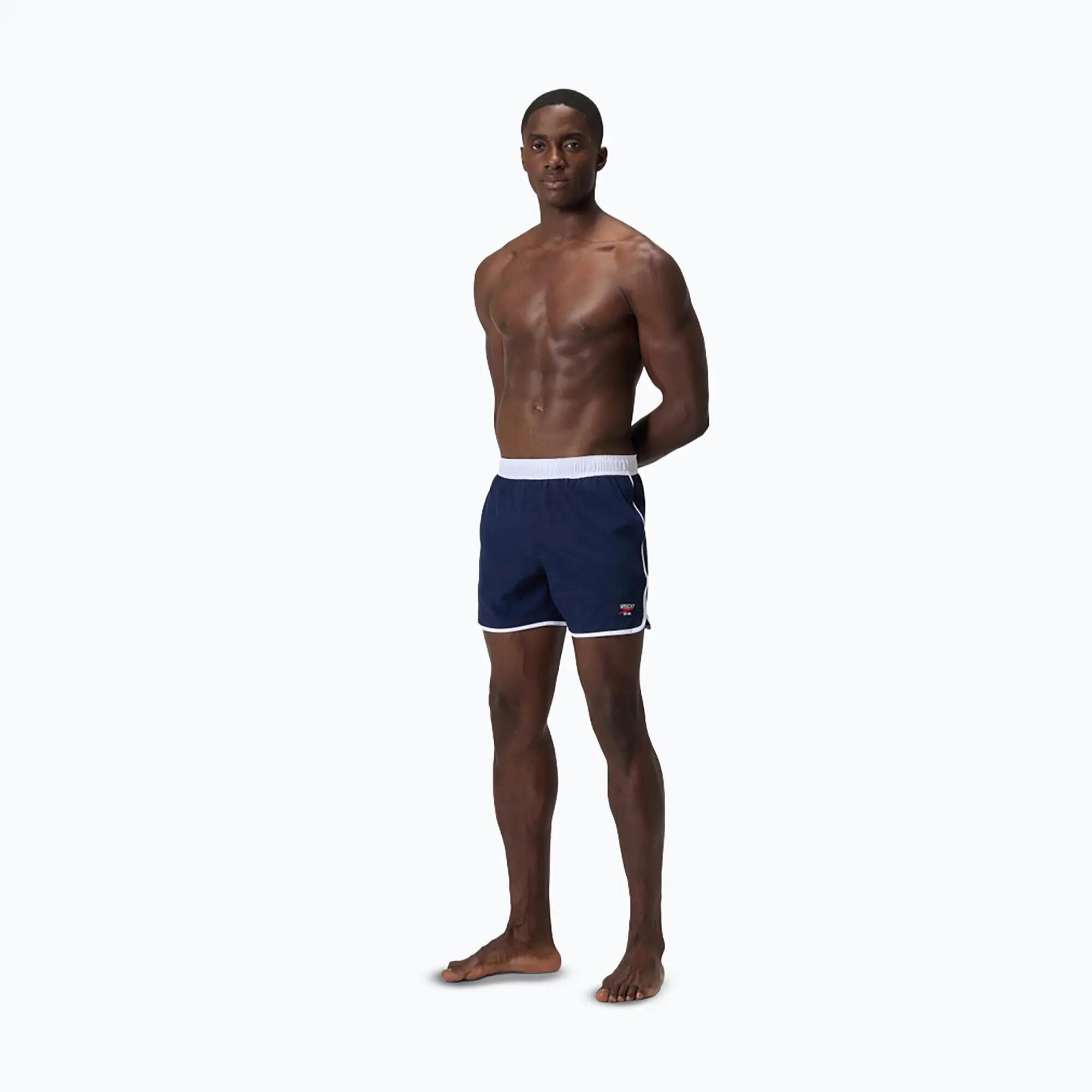 Short De Bain À Taille Contrastée Et Élastiquée Motif/style Logo VOLLEY Homme 5/7
