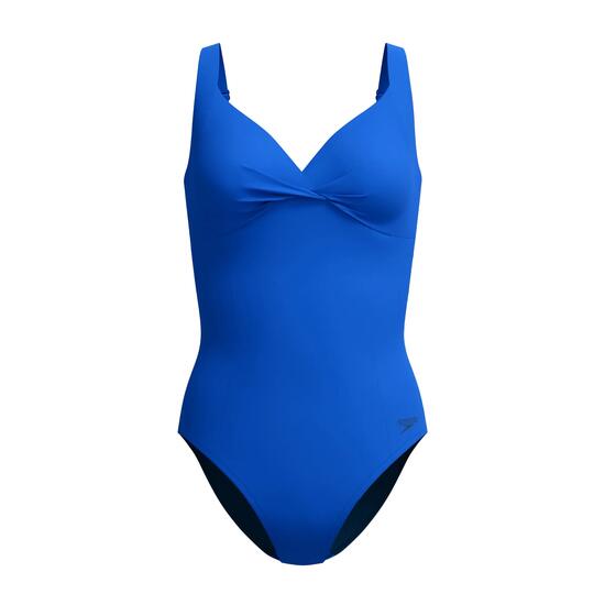 Maillot De Bain 1 Pièce Col V À Bretelles Ajustables Motif/style Uni Femme
