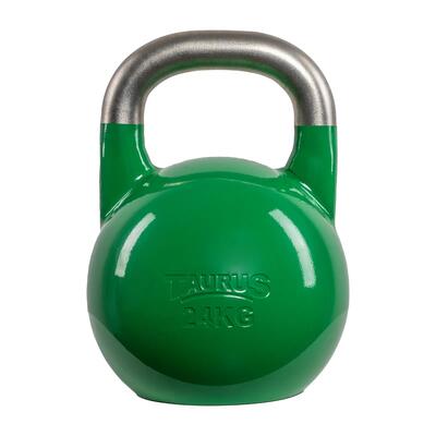 Kettlebell - fitness - competition - 24 kg - donkergroen