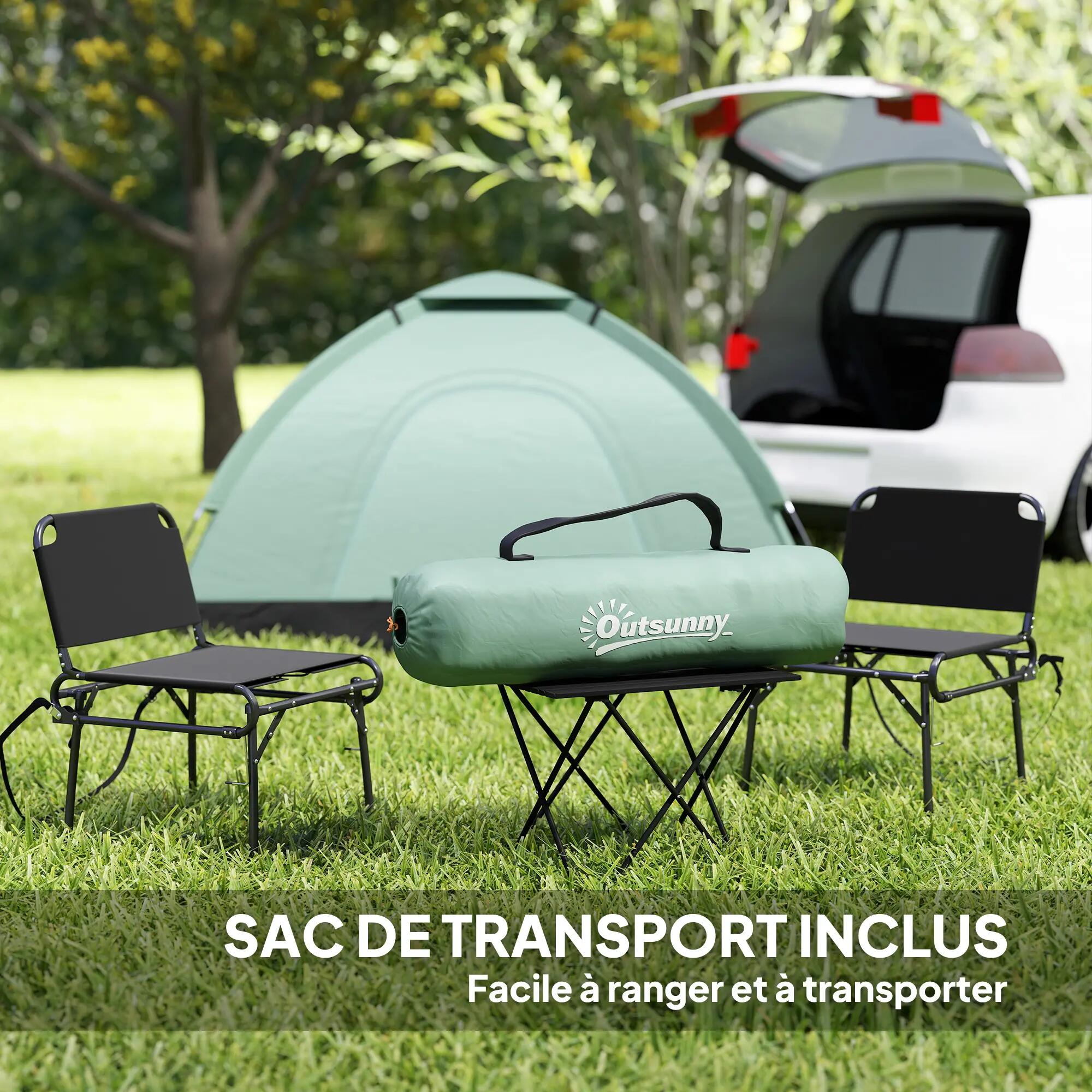 Tente de camping 2 personnes camouflage tente dôme légère ventilée facile à mont 8/9