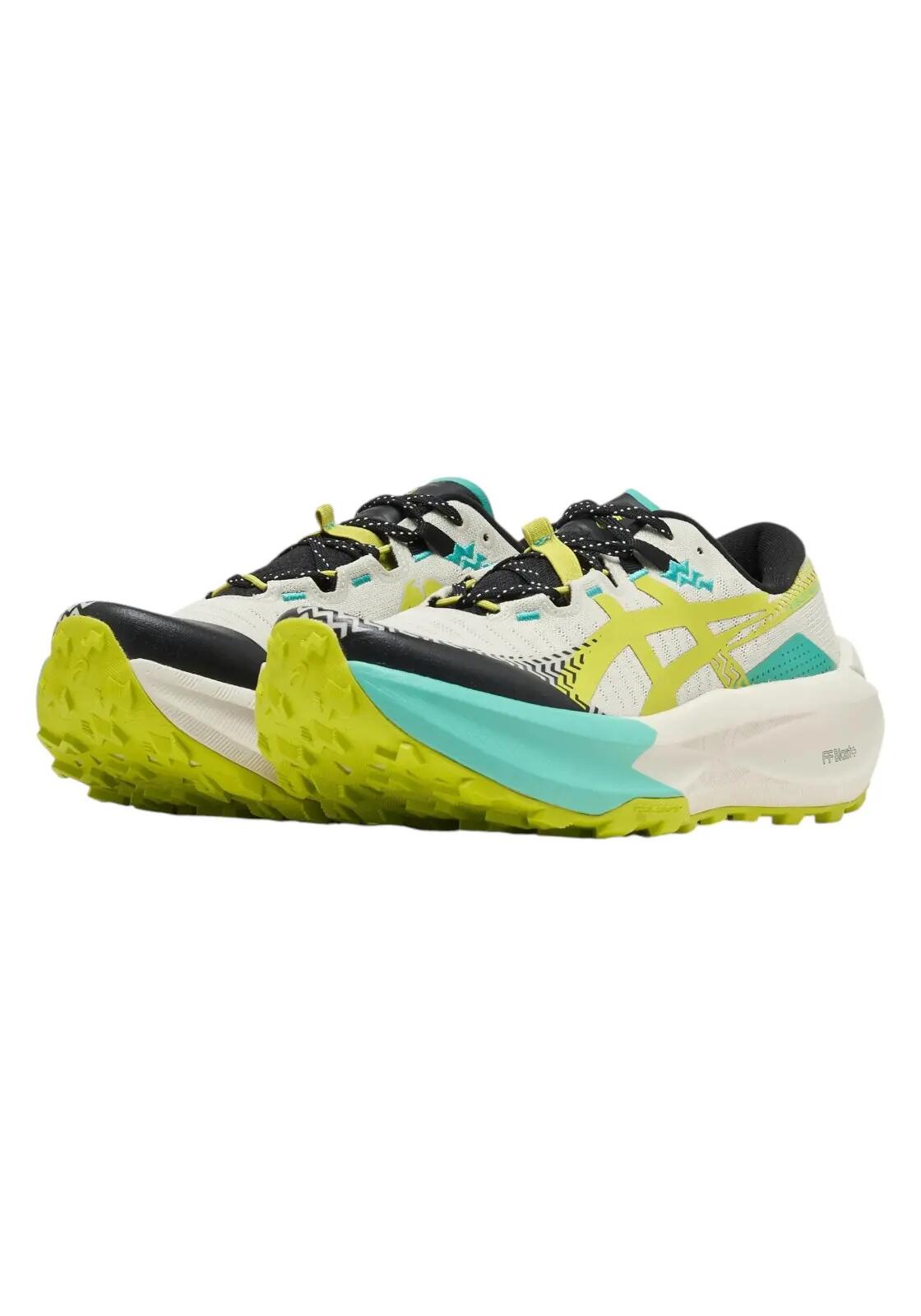 Trailrunning-Schuhe ASICS Trabuco Max 5 Farbe Light Dust/Cacti 5/6