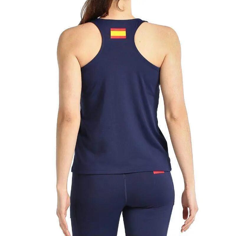 CAMISETA TIRANTES BULLPADEL FUNI BZ04004000 AZUL MARINO MUJER M 4/7