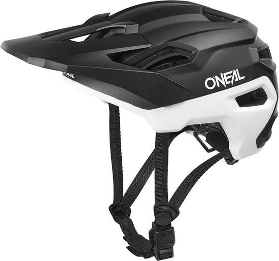 Casque VTT O'neal Trailfinder Evo Solid Noir/Blanc
