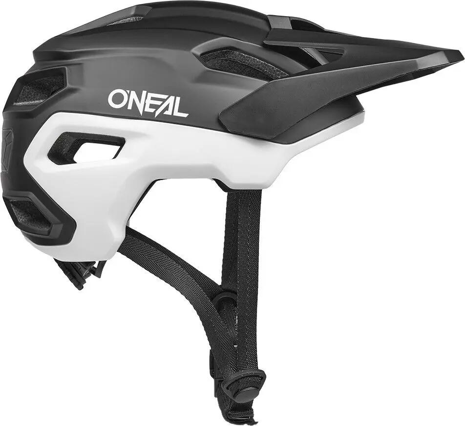 Casco da MTB O'neal Trailfinder Evo Solid Nero/Bianco 2/5