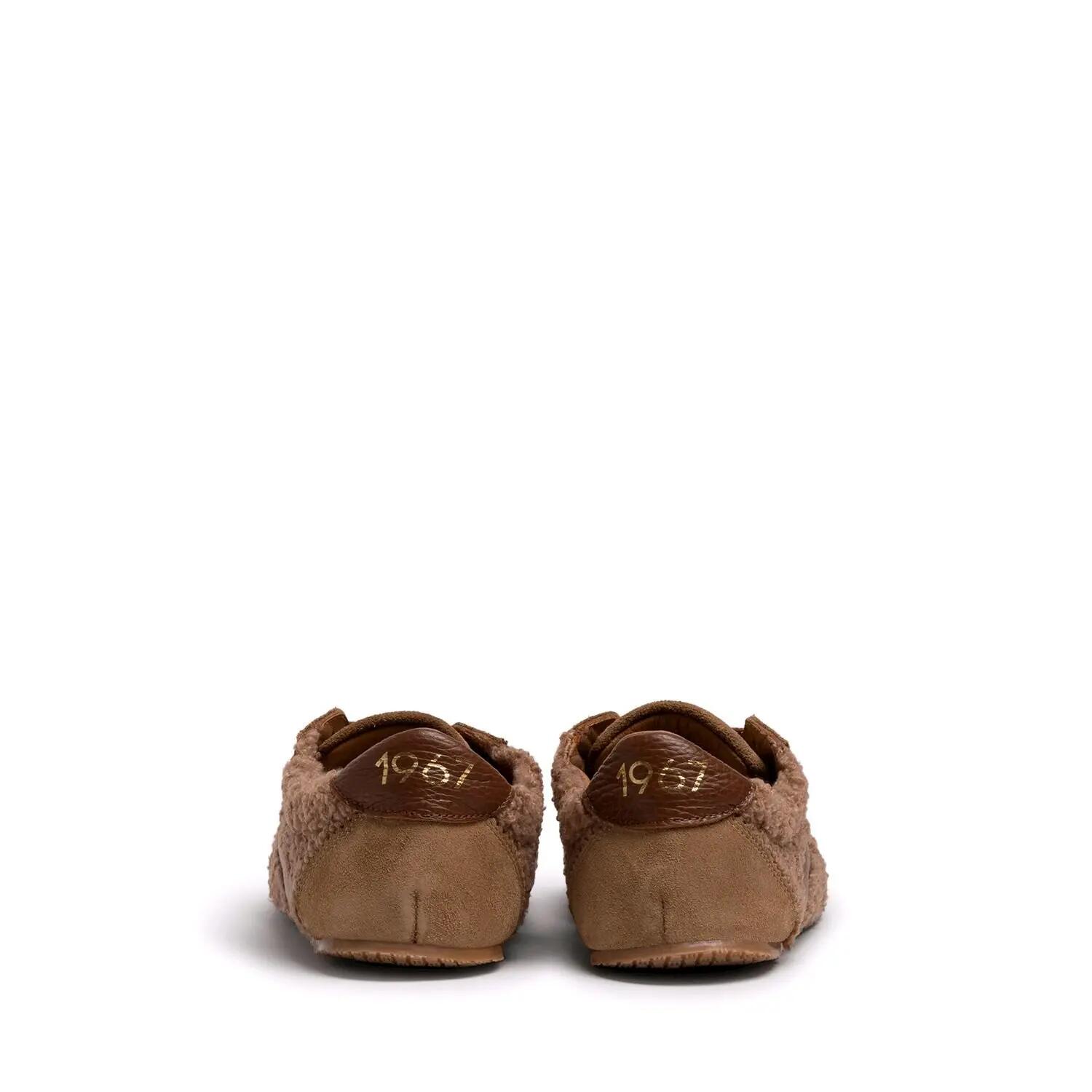 Zapatillas caminar PLANOS Mujer barefoot MTNG Free mia Marron 5/7
