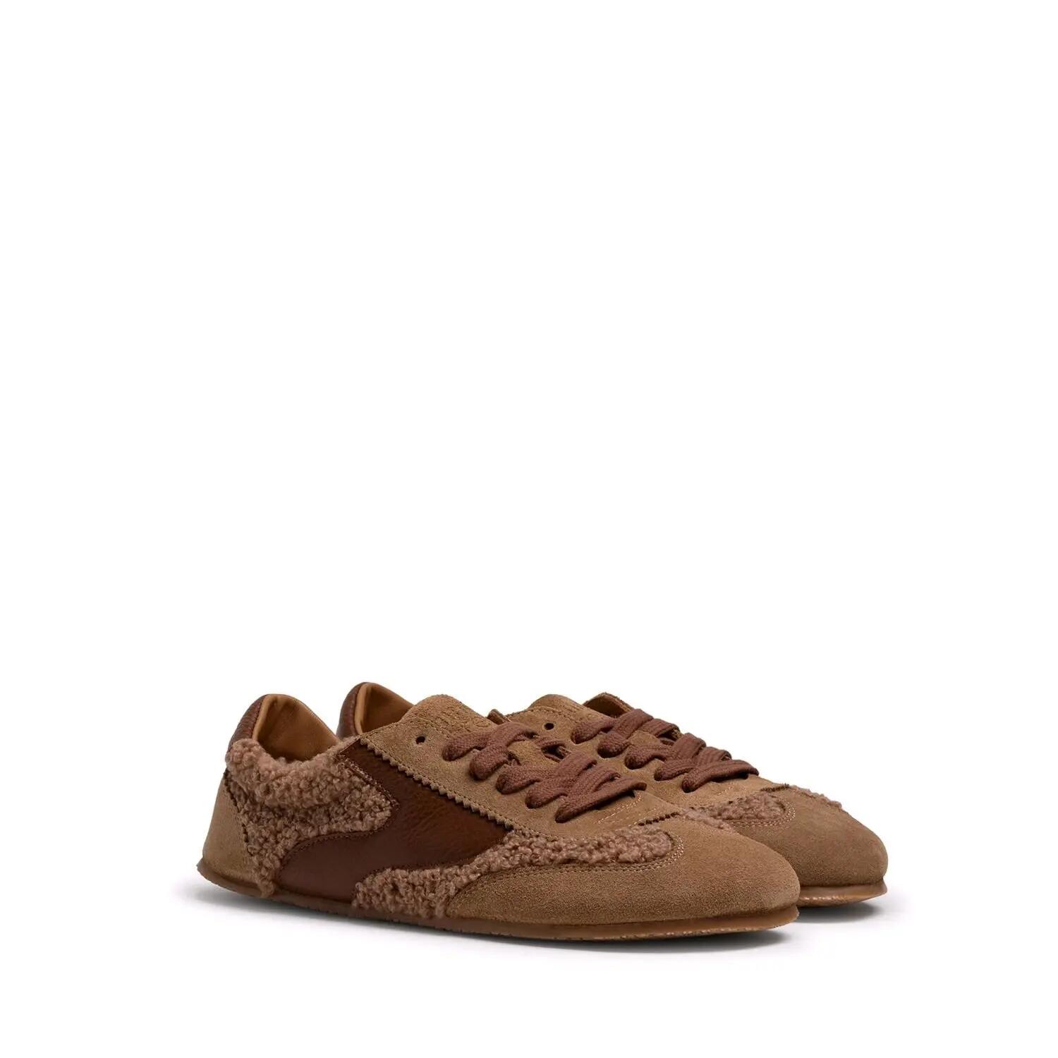Zapatillas caminar PLANOS Mujer barefoot MTNG Free mia Marron 4/7