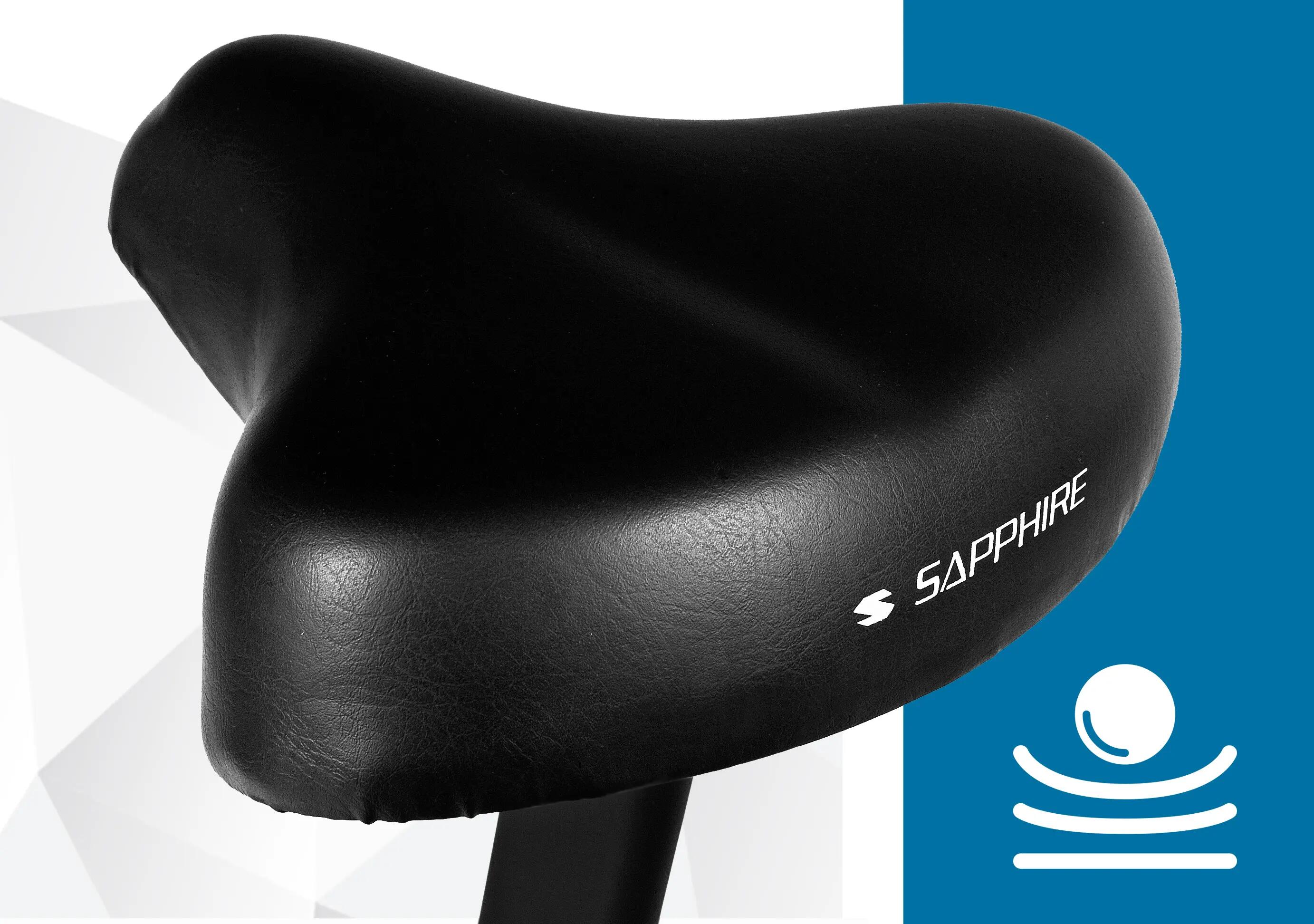 Rower stacjonarny magnetyczny Sapphire SG-450B Quadro koło 7kg trening cardio 13/14
