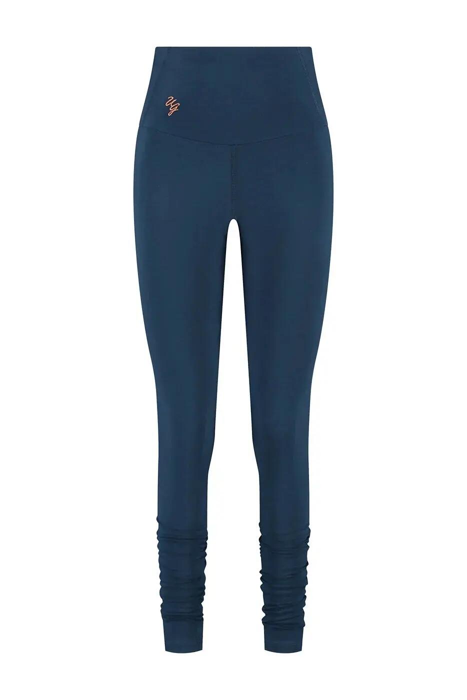 Gaia - Yoga en Pilates High-waist legging van Biologisch katoen  - Midnight 4/5