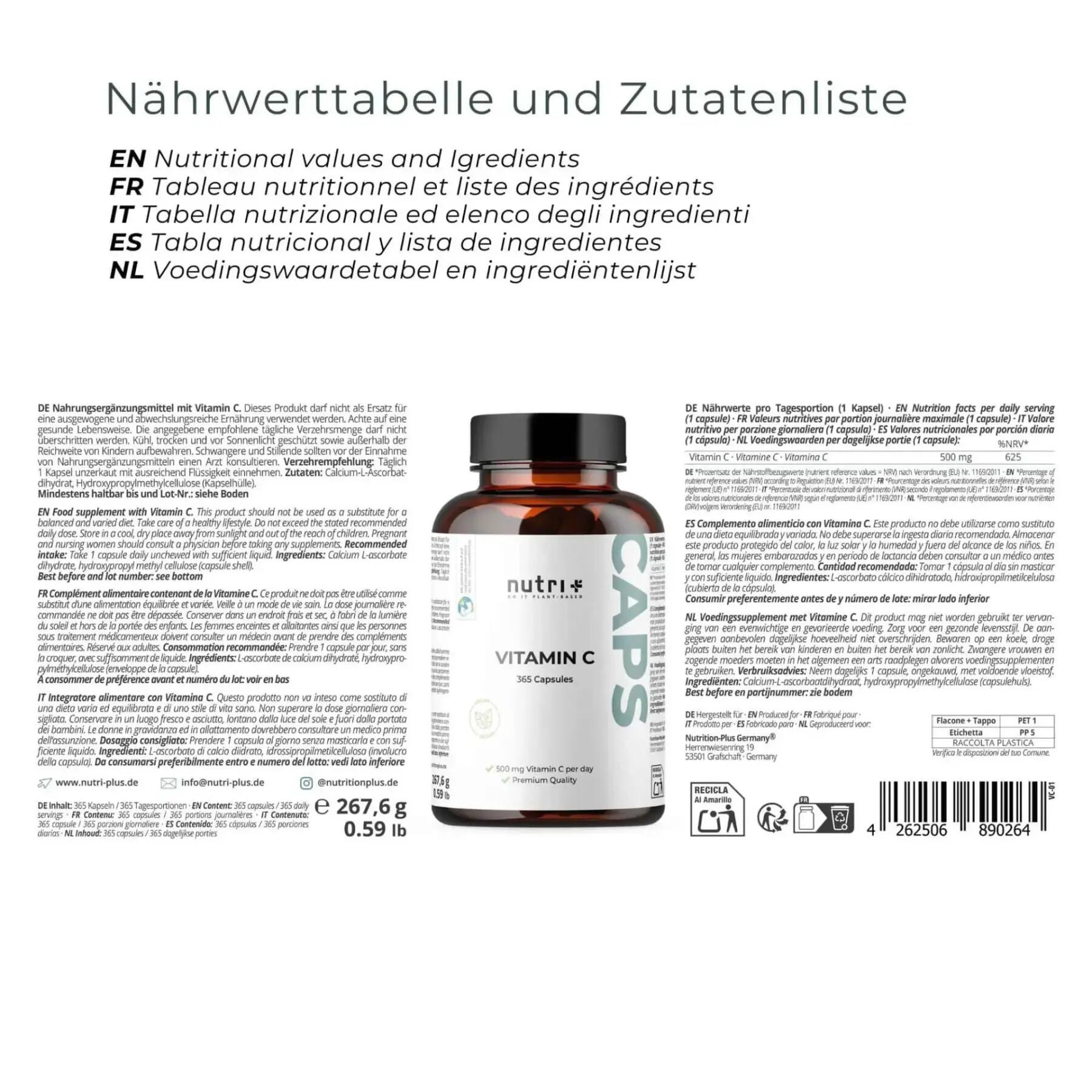 Vitamin C - 365 Kapseln 3/4