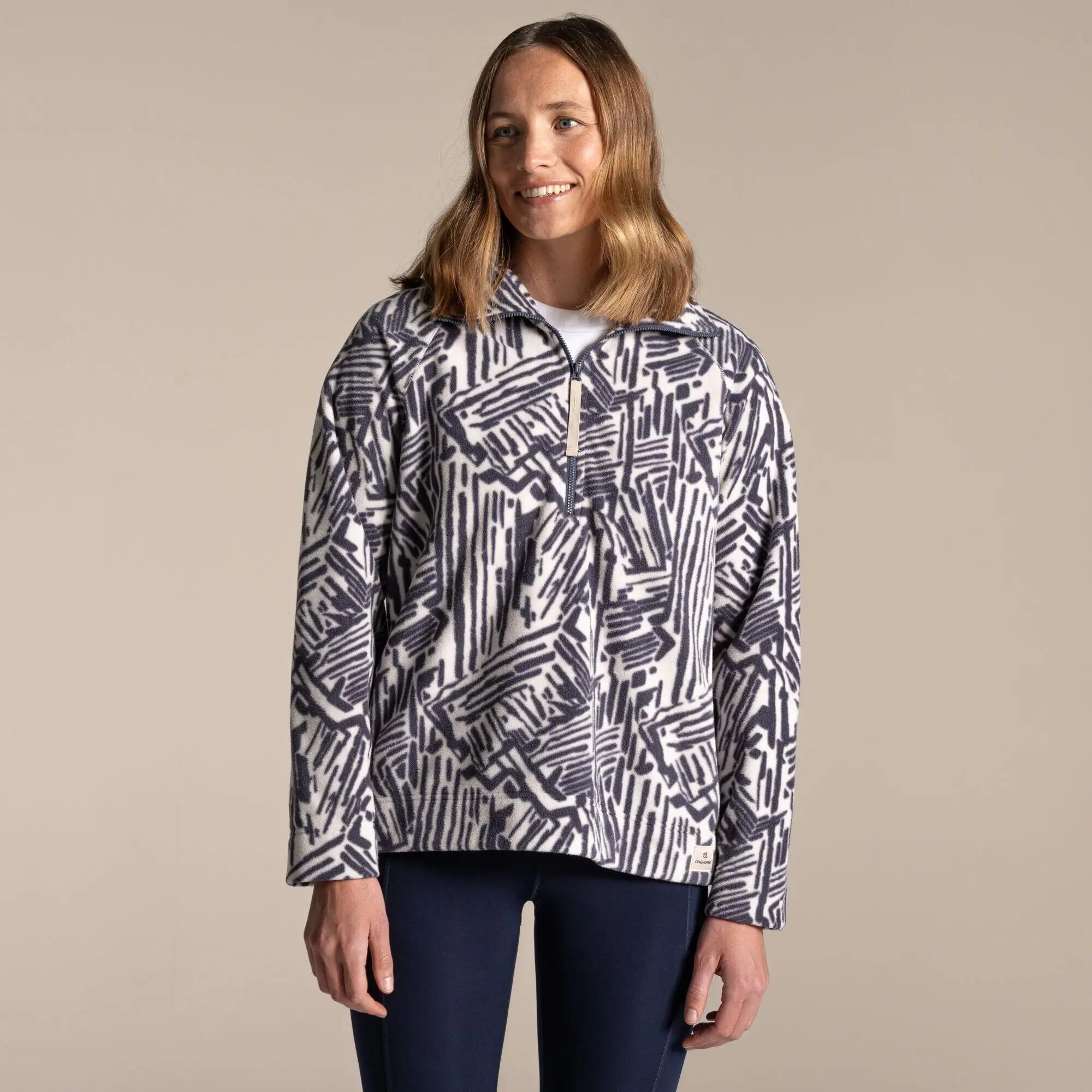 Donna Annjela Half Zip Pile 3/3