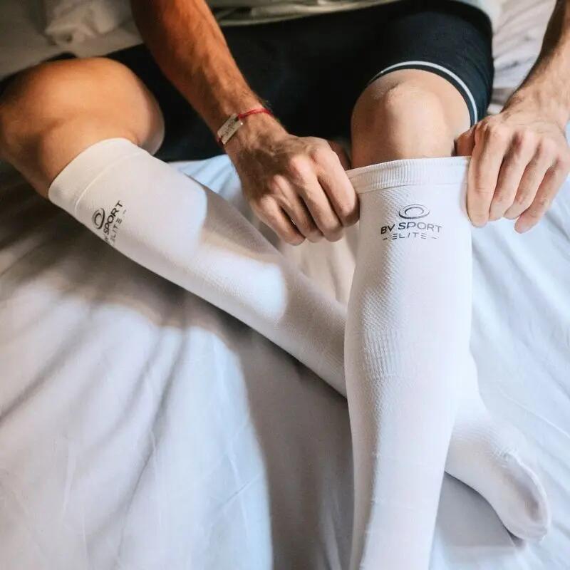 PRORECUP EVOLUTION compressiekousen wit 2/4
