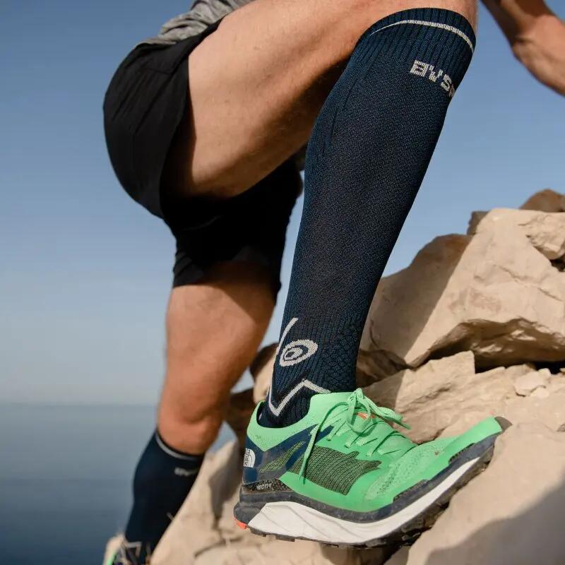 BV Sport Trail Compression Socks Blue / Black 3/3