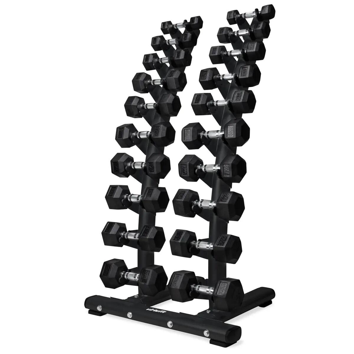 Stojan na jednoručky Dumbbell Rack Standing Deluxe 2/10