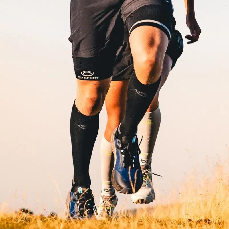 Trail Ultra compressiesokken zwart/grijs 2/3