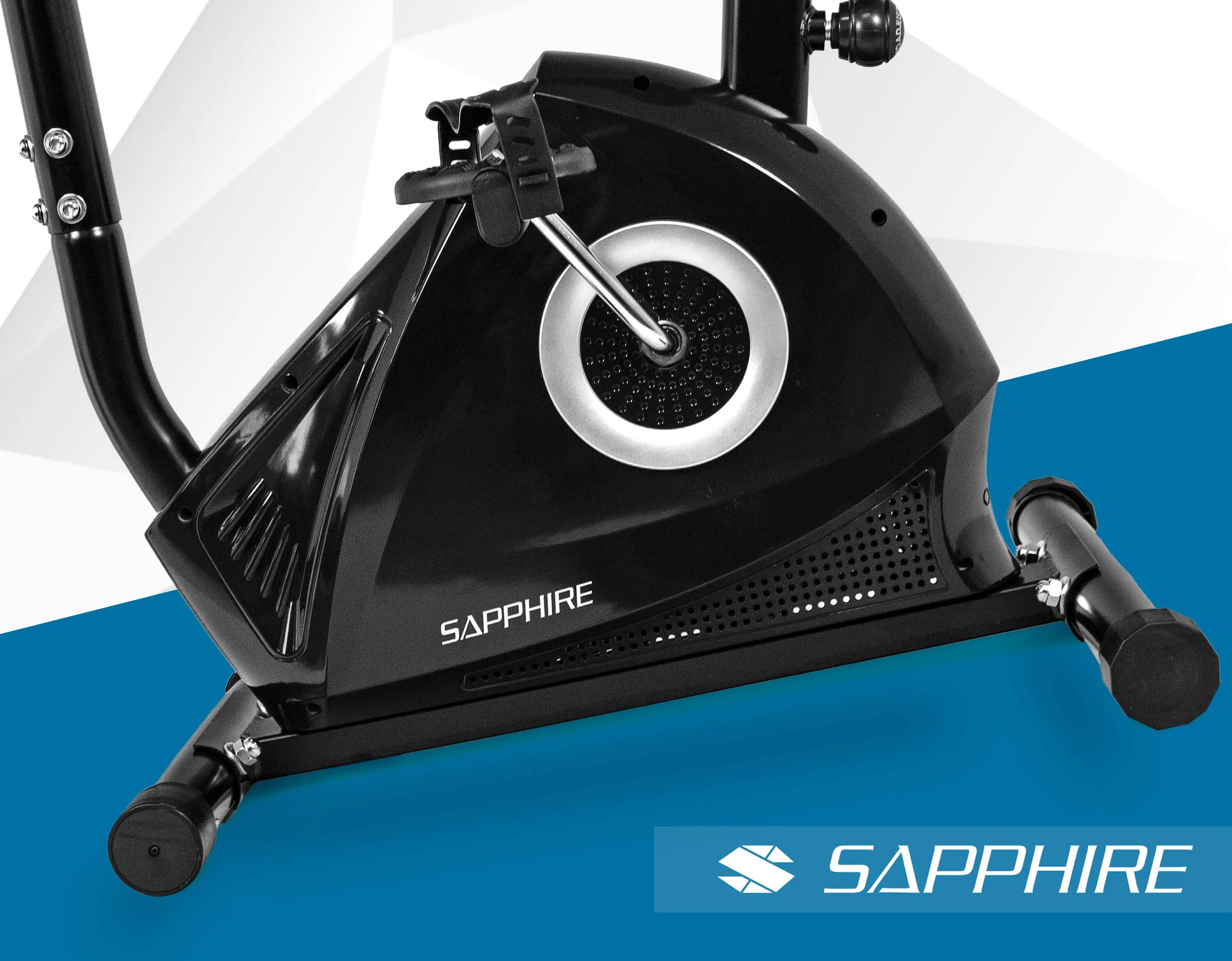 Rower stacjonarny magnetyczny Sapphire SG-450B Quadro koło 7kg trening cardio 7/11
