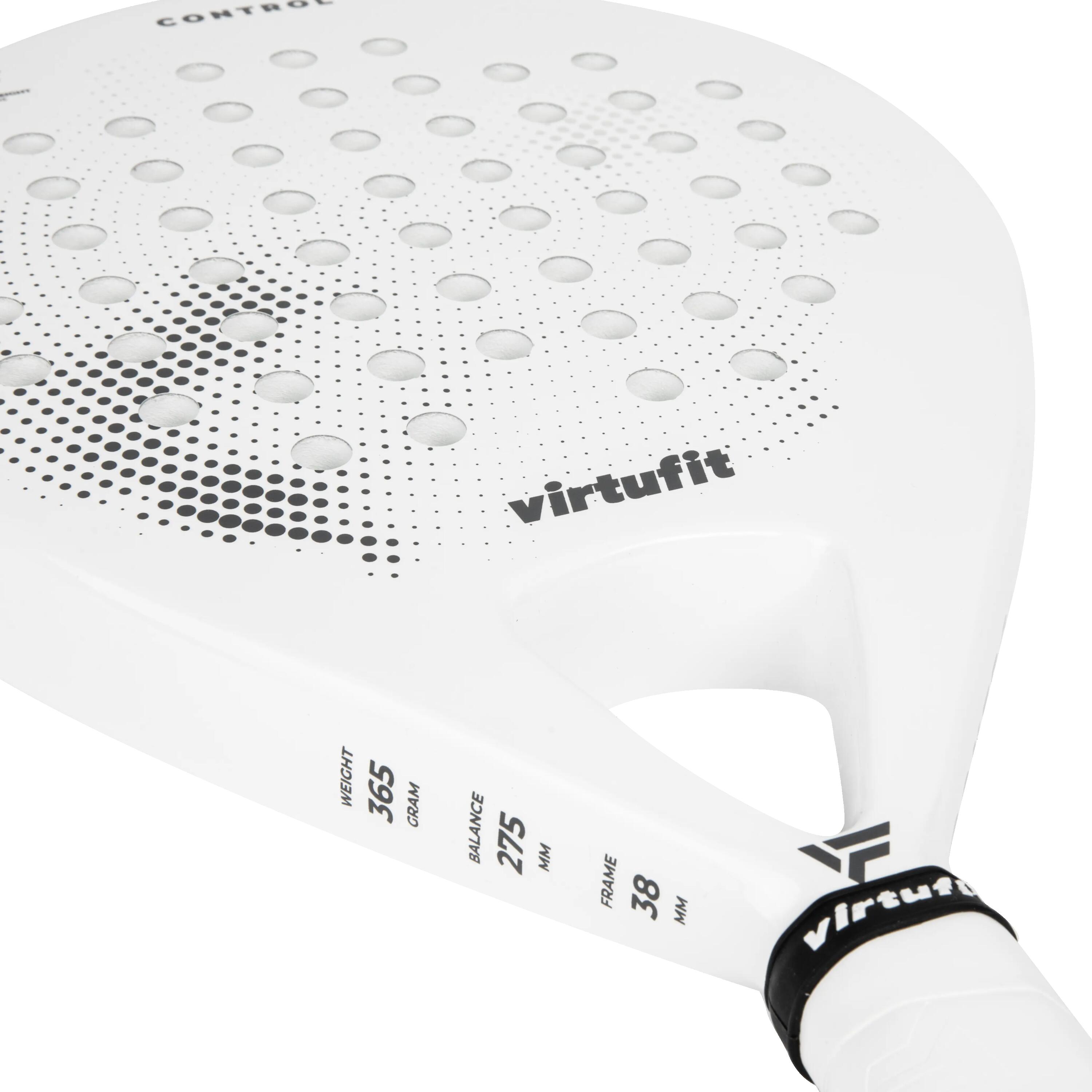 Control Padel Racket - Wit/Zwart 6/8
