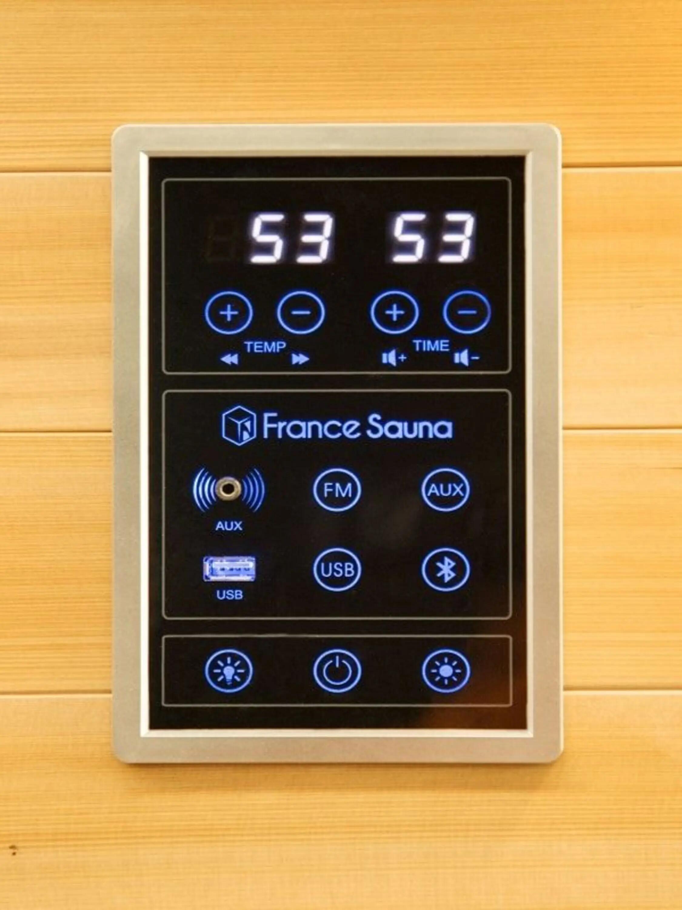 Sauna IR Apollon Quartz 2/3 os. – Ciepło i pełen relaks 8/9