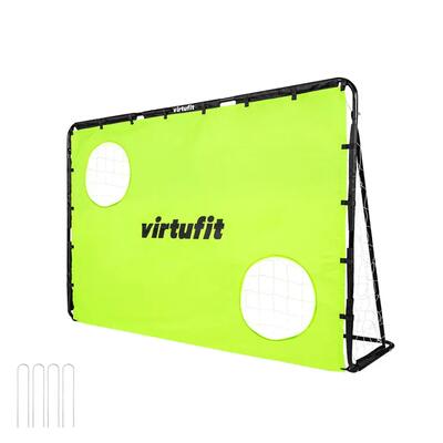 Porta da calcio con parete - Porta da calcio - 120 x 80 cm