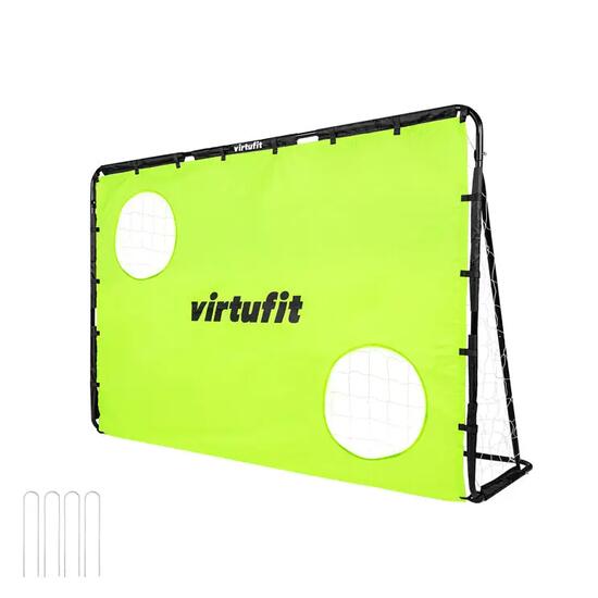 Porta da calcio con parete - Porta da calcio - 120 x 80 cm