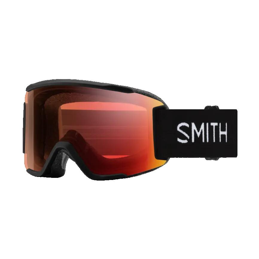Smith Ski Goggles Squad S 2QJ 4V Black ChromaPop Pro Photochromic Red Mirror 1/5