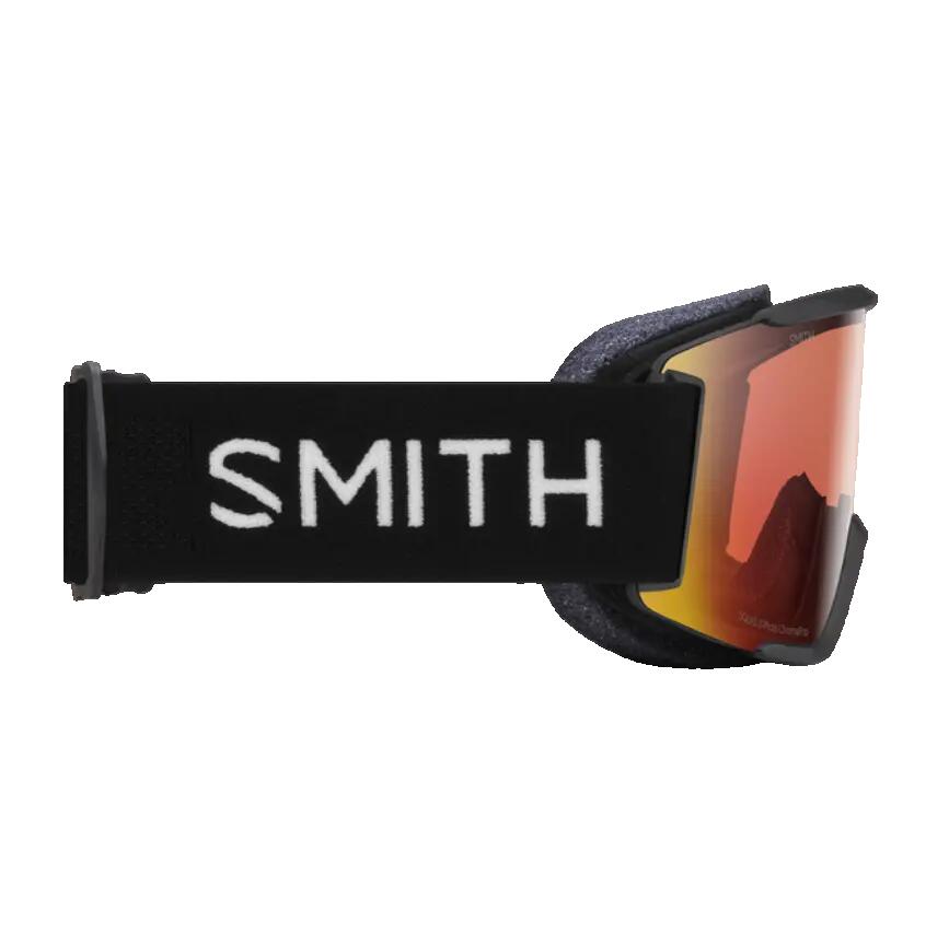Smith Ski Goggles Squad S 2QJ 4V Black ChromaPop Pro Photochromic Red Mirror 4/5
