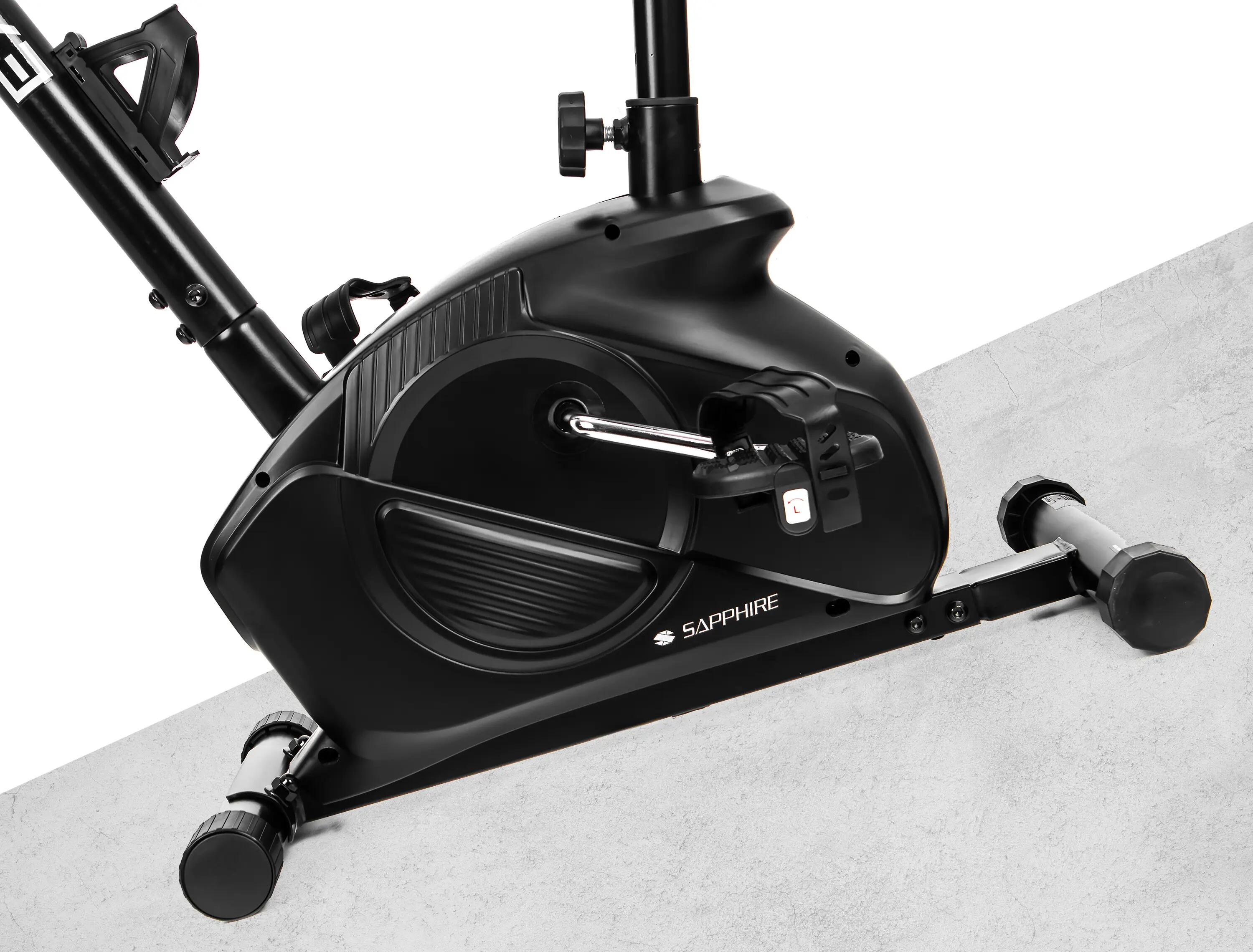 Rower stacjonarny magnetyczny Sapphire SG-260B EXO, udźwig do 120 kg, koło 6 kg 13/14