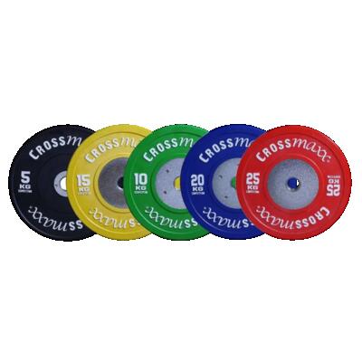 Crossmaxx competition bumper plate - halterschijf - 50 mm - 10 kg