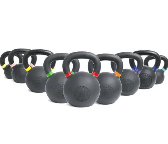 Crossmaxx Kettlebell - Fonte avec revêtement en poudre - 4 kg 2/2