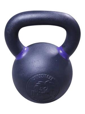 Crossmaxx kettlebell - gietijzer met poedercoating - 20 kg