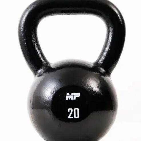 Cast Iron Kettlebell - Black - 20 kg