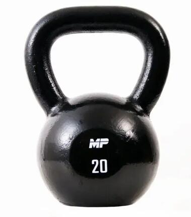 Żelazny kettlebell - czarny - 20 kg