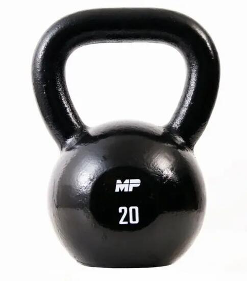 Żelazny kettlebell - czarny - 20 kg