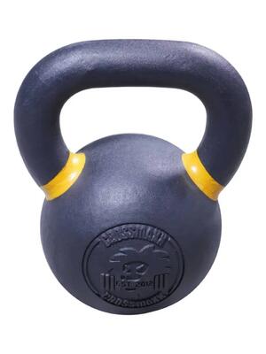 Crossmaxx kettlebell - gietijzer met poedercoating - 16 kg