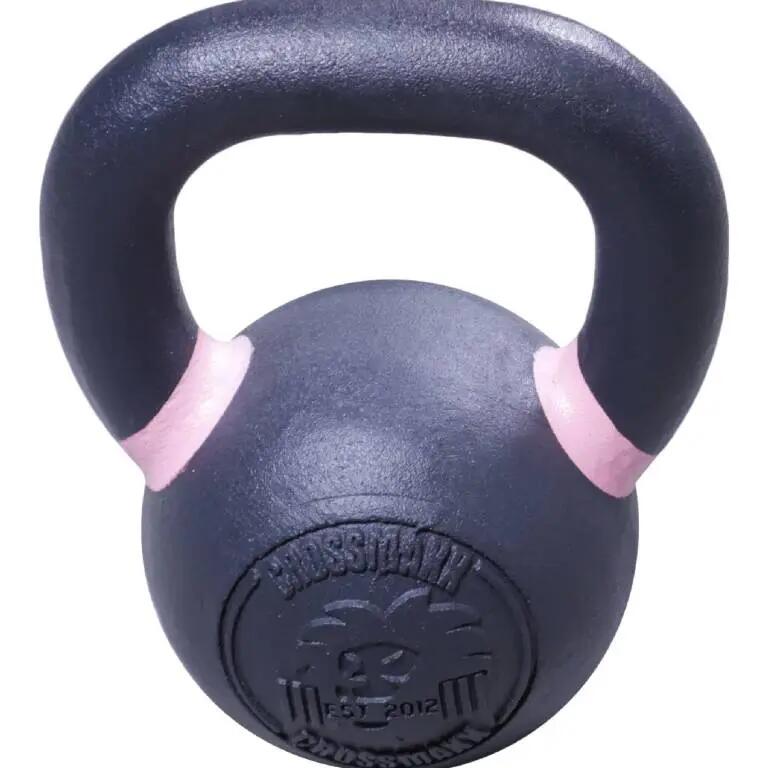 Crossmaxx Kettlebell - Cast Iron with Powder Coating - 8 kg