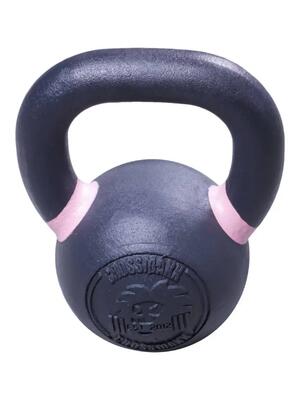 Crossmaxx kettlebell - gietijzer met poedercoating - 8 kg