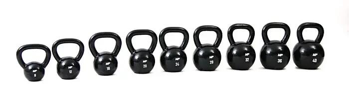 Kettlebell żeliwny - 24 kg 3/4