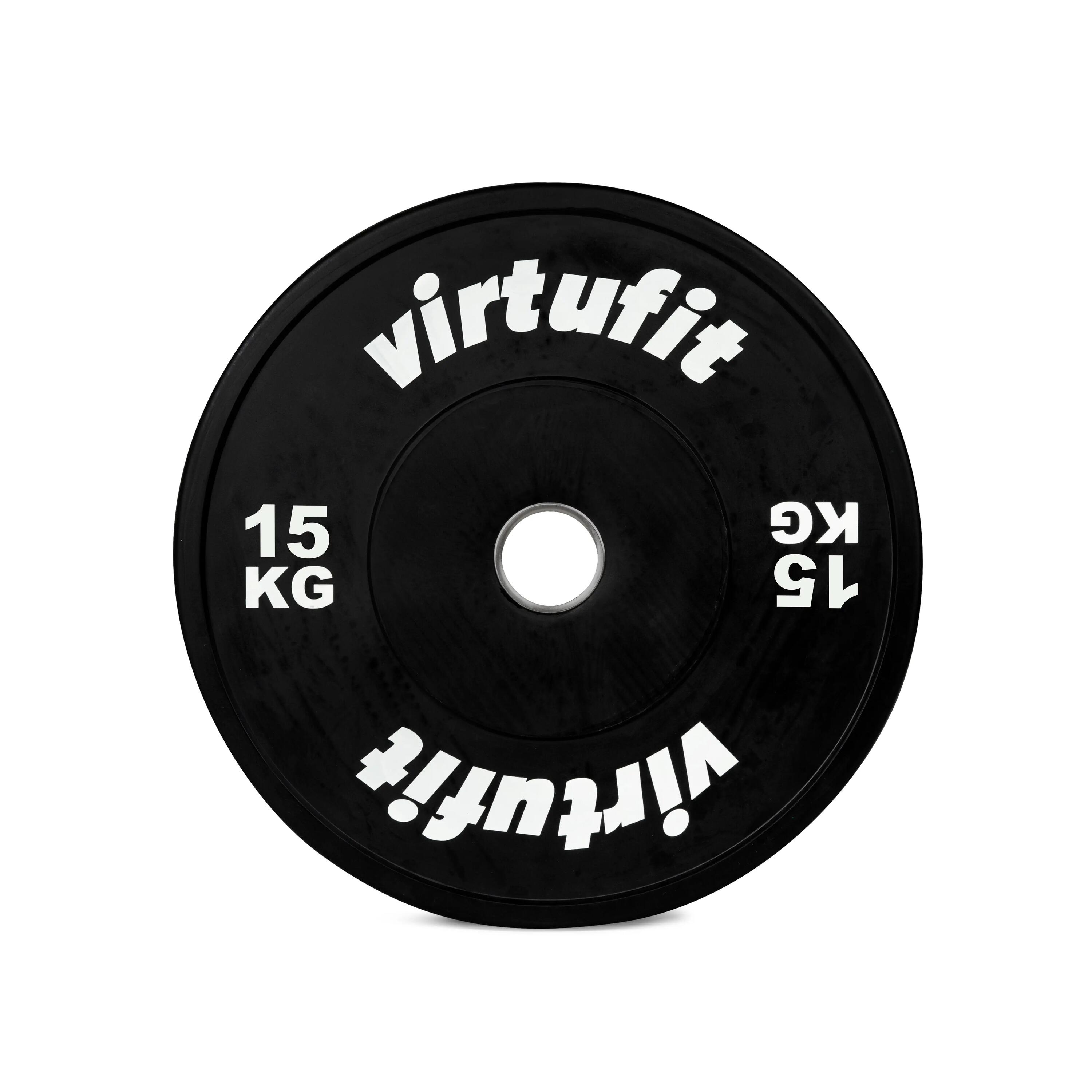 DISC GREUTATE CAUCIUC OLYMPIC RUBBER WEIGHT PLATE VIRTUFIT 50 MM - 15 KG 5/8
