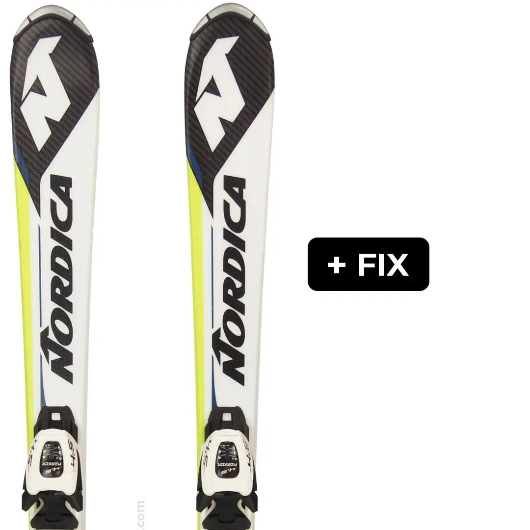 Reconditionné - NORDICA TEAM JR + FIX JR 4.5 - Très bon état 5/7