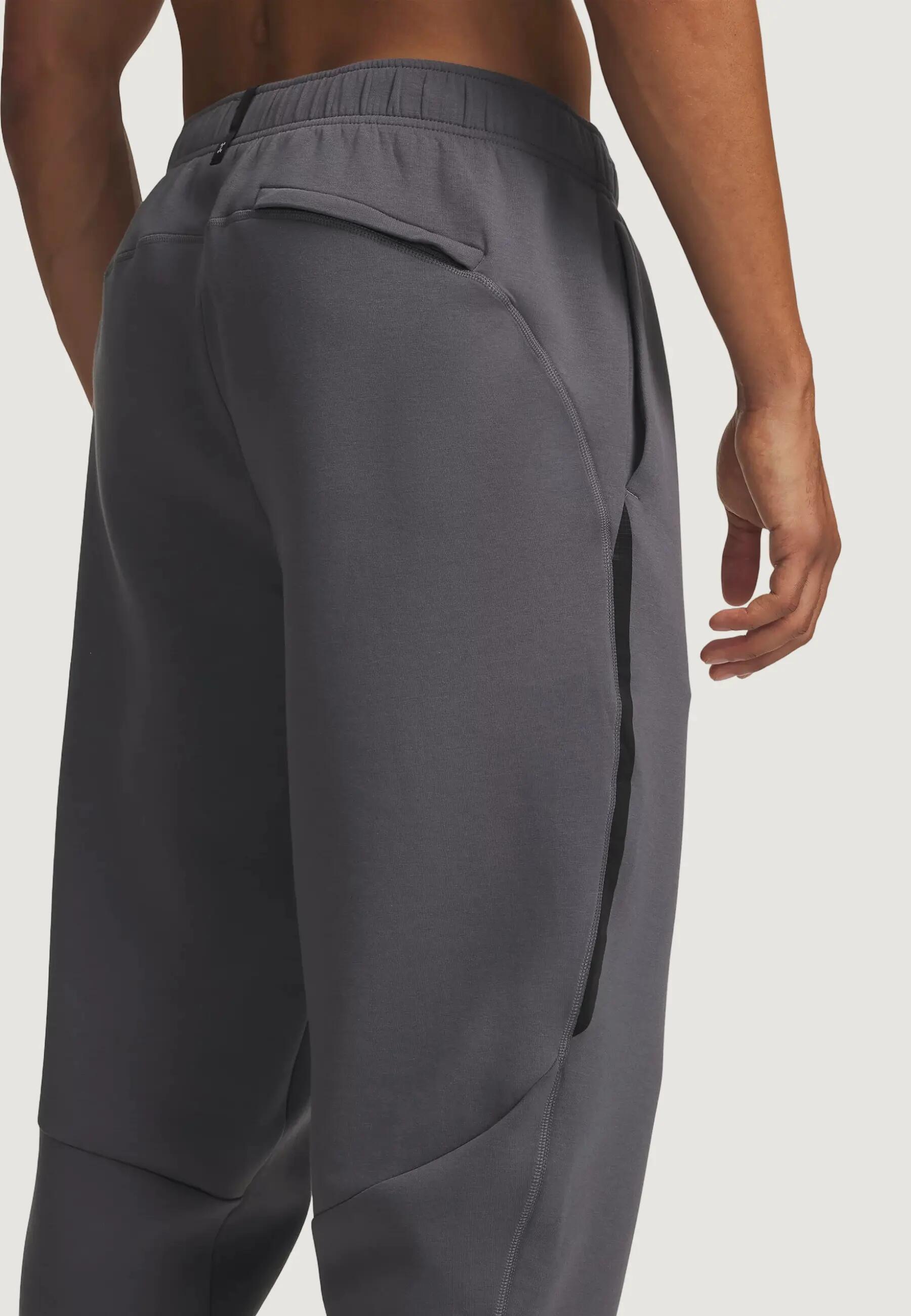UA Unstoppable Fleece Męskie Spodnie Dresowe Szare 5/5
