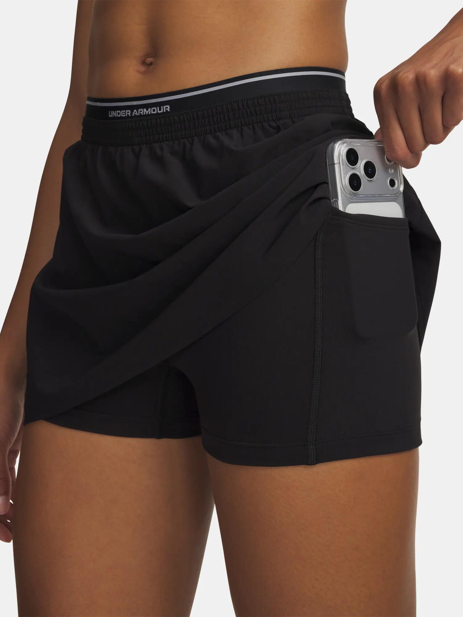 Női szoknya UA Vanish Woven Skort-BLK 3/4