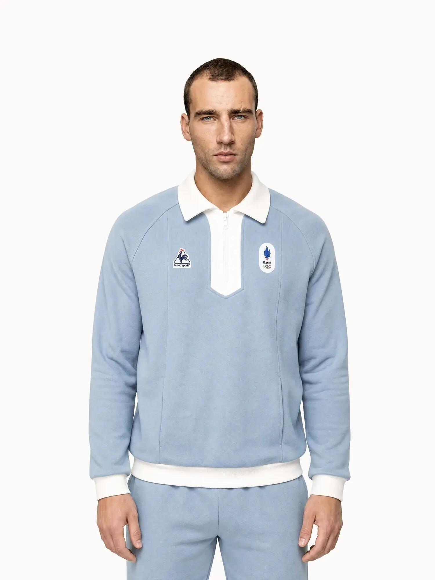 Sweatshirt nr. 1 Frankrijk Olympique 2026 1/7