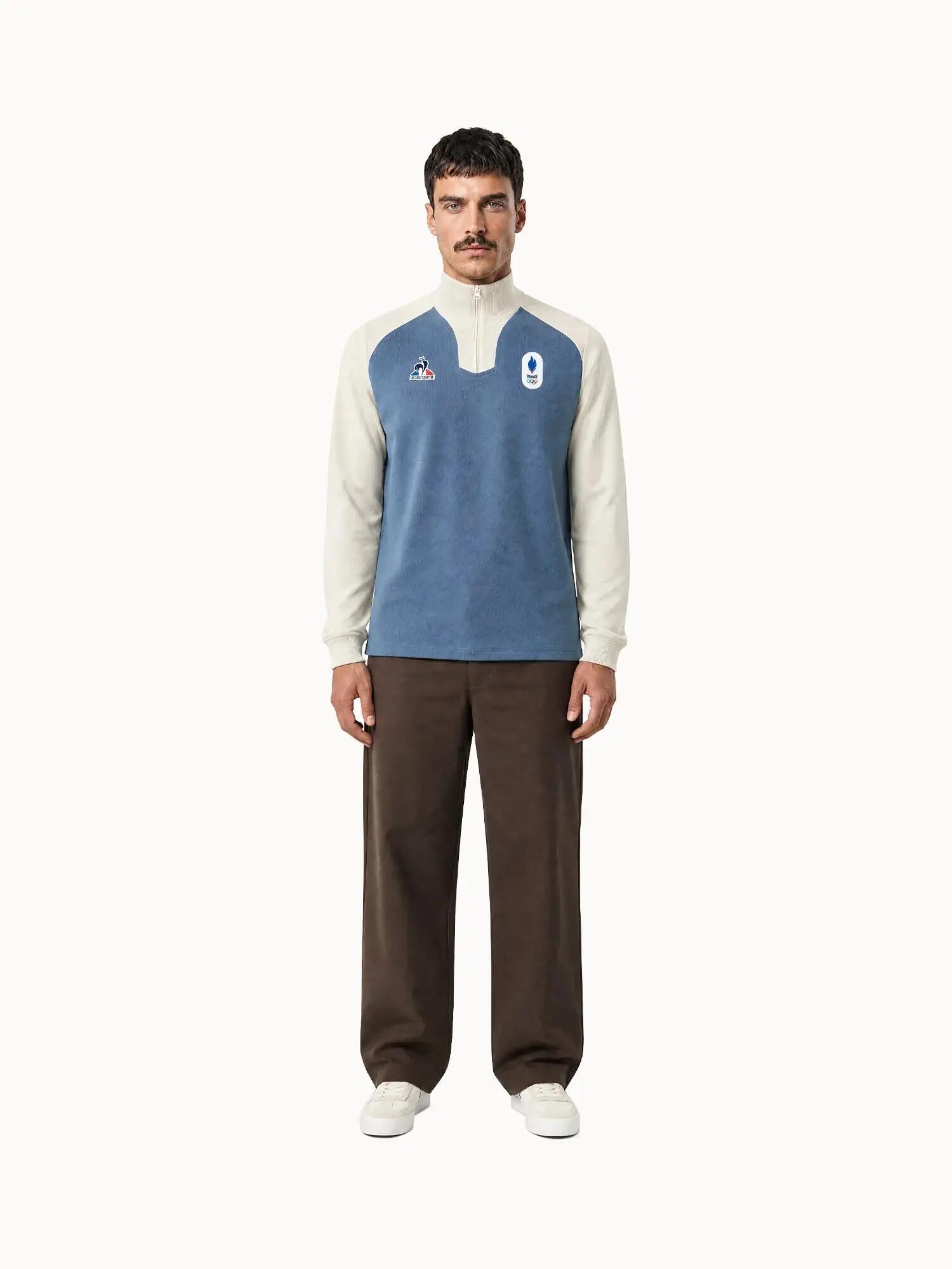 Polo col zippé Équipe de France Olympique 2026 5/5