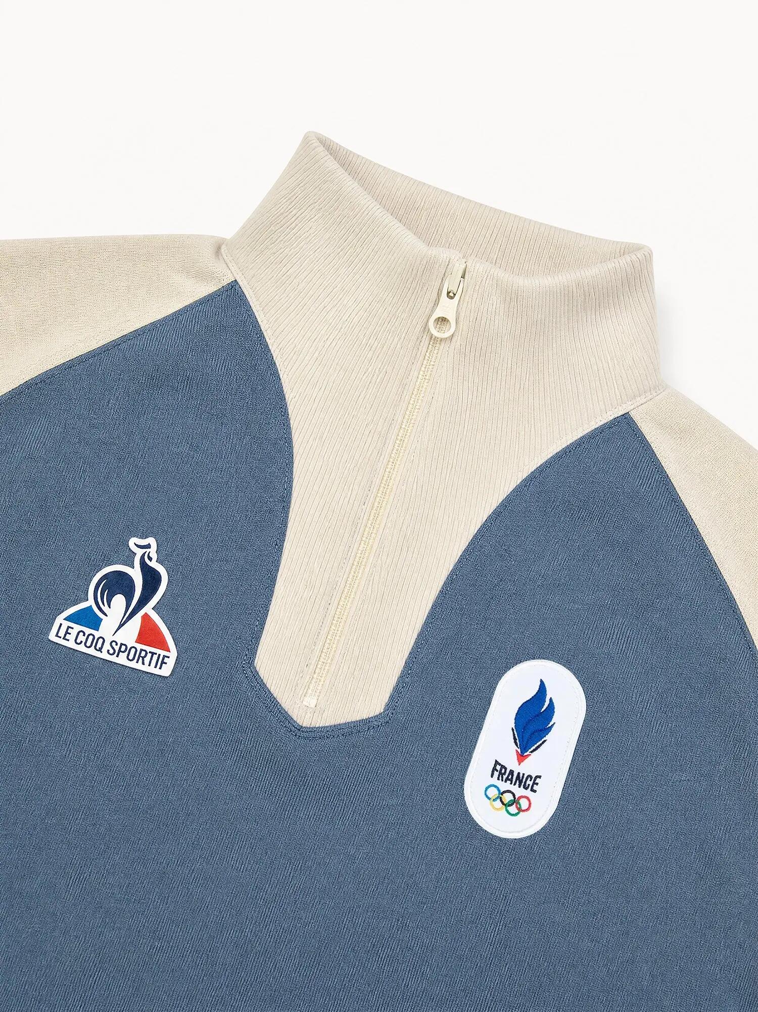 Polo col zippé Équipe de France Olympique 2026 4/5