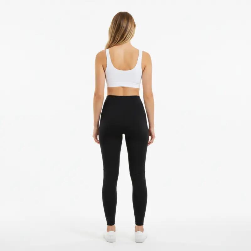 Mallas - Deporte - Mujer - Supplex anticelulítico, cintura alta - Negro 3/5