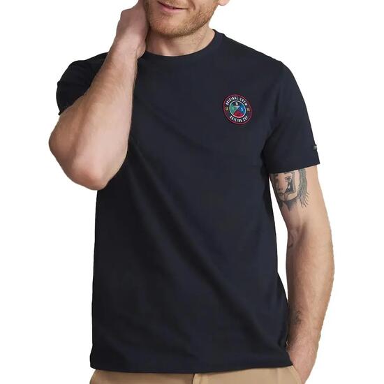 T-shirt - Homme - Manches courtes - IZZARTEE - Bleu marine